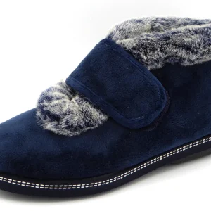 192-79-001 Dames Pantoffel-Gesloten Ongevoerd Relax SE20-03-3 Donkerblauw  (1639)
