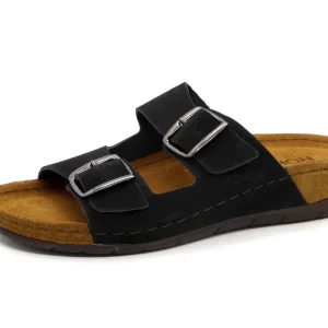 162-99-002 Dames Open Slippers Sportief Rohde 5856-90 Zwart  (133)