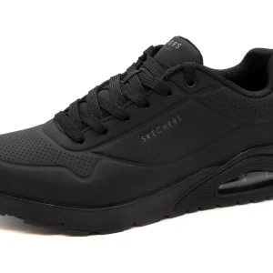232-99-009 Heren Veterschoenen Sportief Skechers Uno Stand on Air 52458 BBK Zwart (1009)