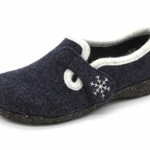 192-79-007 Dames Pantoffel-Gesloten Ongevoerd Fischer 205620-501 Donkerblauw  (3400)