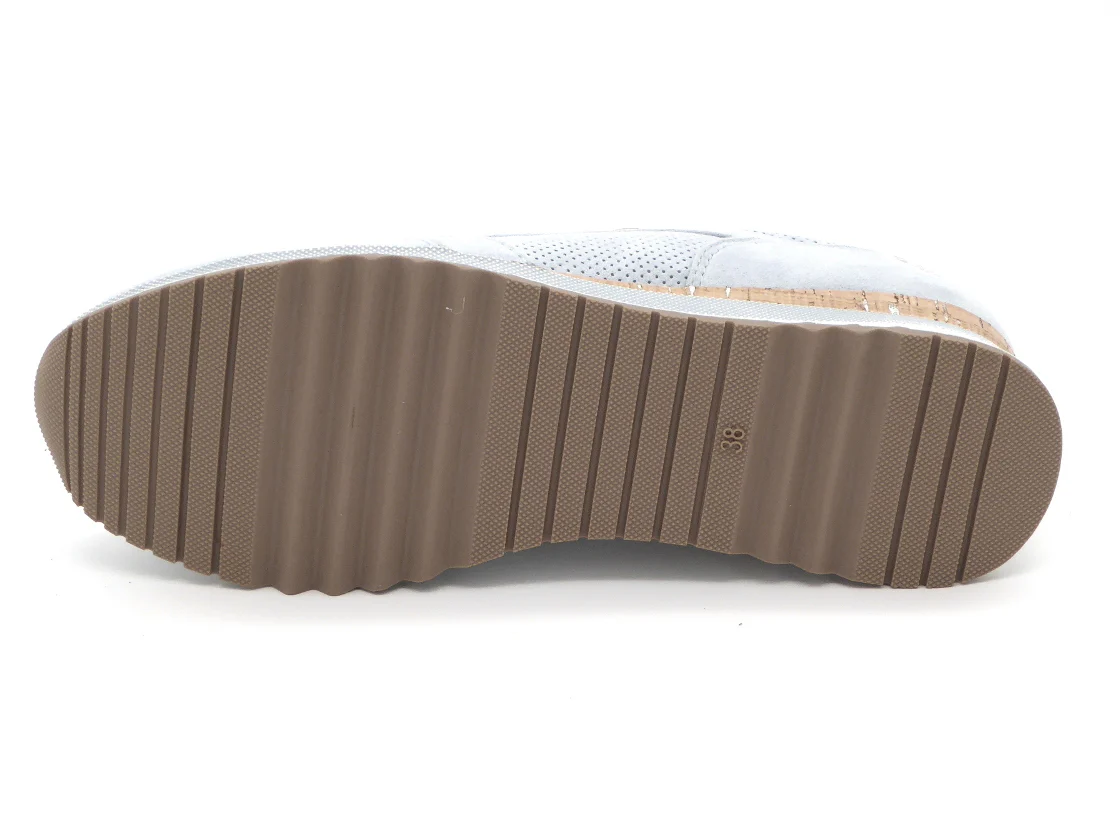 133-71-007 Dames Veterschoenen Sneaker Marco Tozzi 23781-876 Lichtblauw (3476) - Afbeelding 5