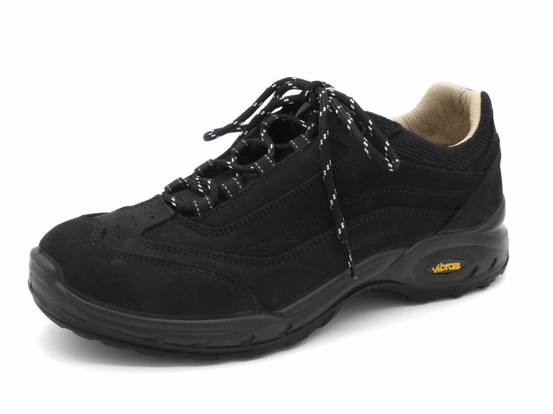 239-99-008 Heren Veterschoenen Wandelschoen Grisport Nevada Low 11737-01 Zwart (3376) - Afbeelding 2