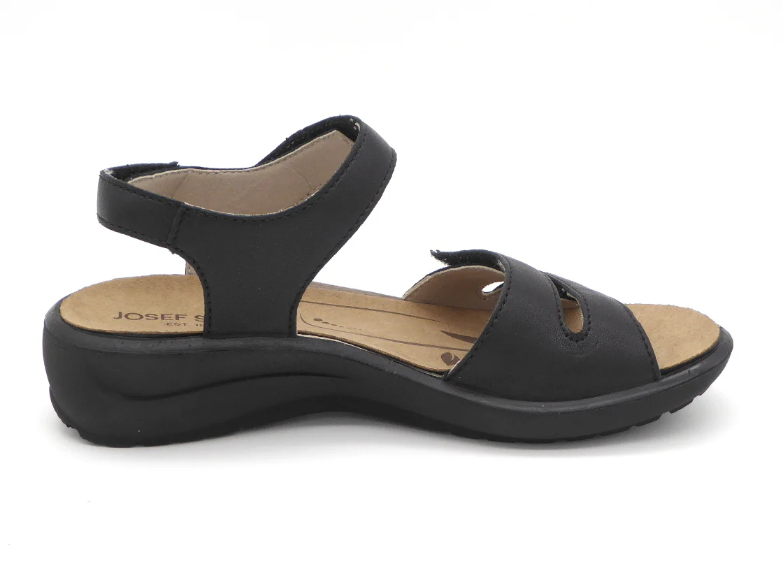 151-99-005 Dames Sandalen Comfort Josef Seibel 79302-100 Annecy 02 Zwart (2996) - Afbeelding 3