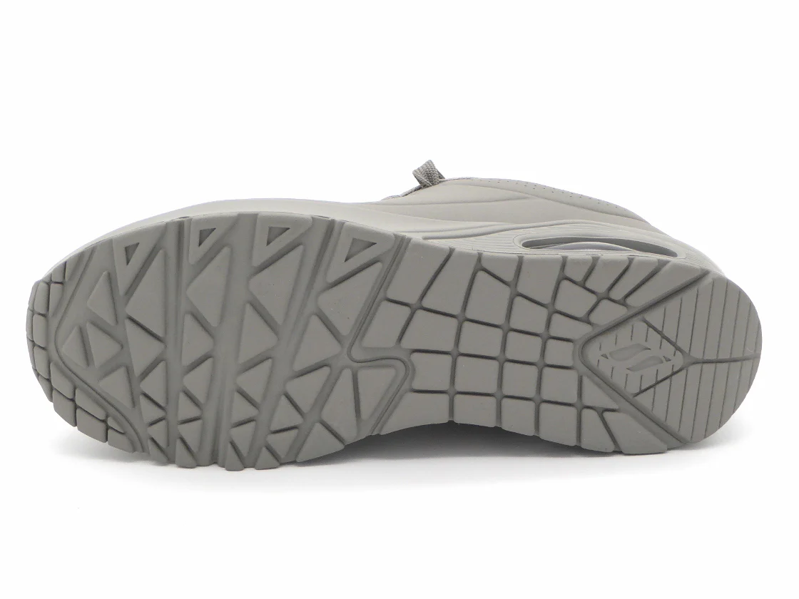 232-85-005 Heren Veterschoenen Sportief Skechers Uno Stand On Air 52458 Sage Middengrijs (3265) - Afbeelding 5