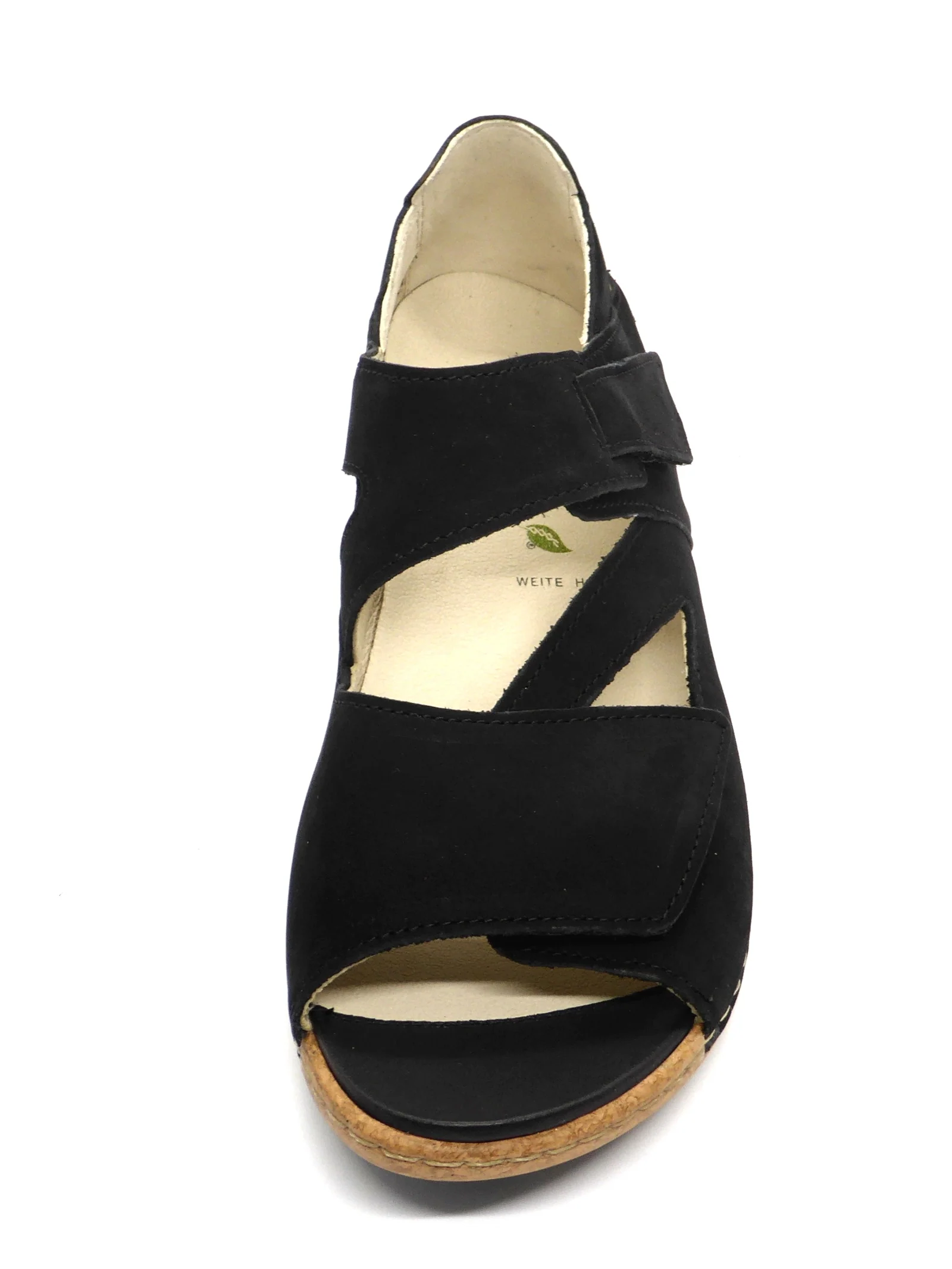 151-99-002 Dames Sandalen Comfort Waldlaufer 342025-191-001 Zwart Wijdte H (2352) - Afbeelding 4