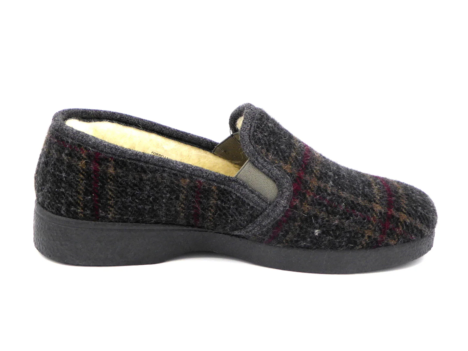 293-91-001 Heren Pantoffel-Gesloten Gevoerd Neles 50204-L Zwart Combi (408) - Afbeelding 3