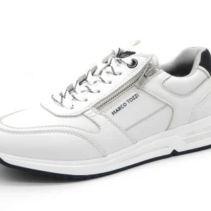232-01-003 Heren Veterschoenen Sportief Marco Tozzi 13613-100 Wit  (2914)