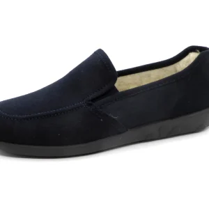 193-79-003 Dames Pantoffel-Gesloten Gevoerd Rohde 2224-50 Donkerblauw  (633)