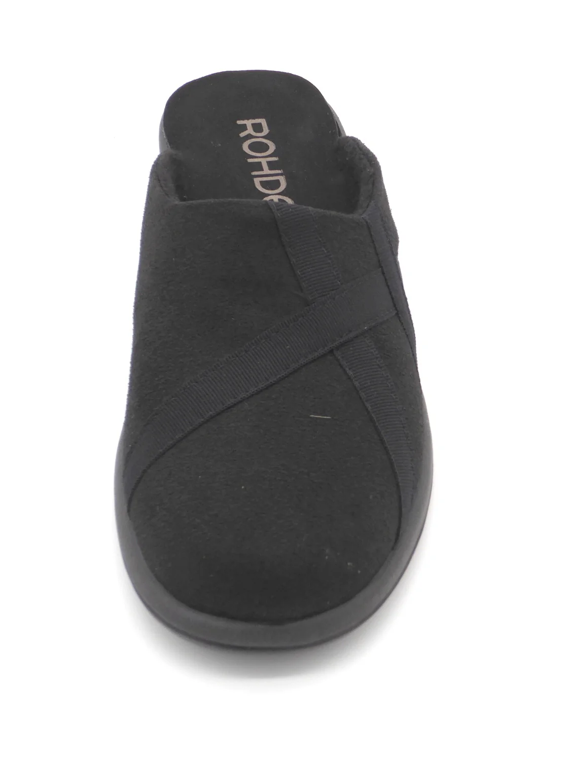 182-99-008 Dames Pantoffel-Muilen Ongevoerd Rohde 2500-90 Zwart (2848) - Afbeelding 4
