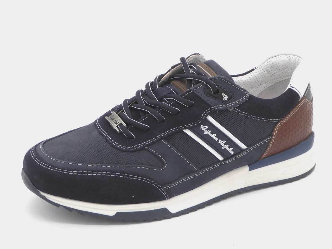 232-75-007 Heren Veterschoenen Sportief Australian Filmon 15.1600.03-SF5 Middenblauw (2631) - Afbeelding 2