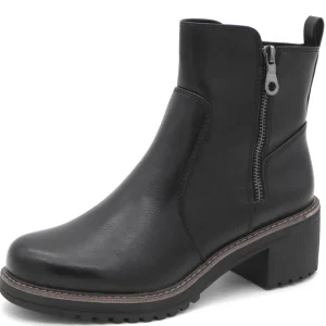 171-99-014 Dames Hoge Schoenen Boot Hak Marco Tozzi 25430-001 Zwart (2735)