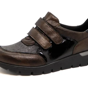 121-29-001 Dames Klittenband Schoenen Comfort Waldlaufer OrthoTritt 626K31-312-547 Donkerbruin Wijdte K (2379)