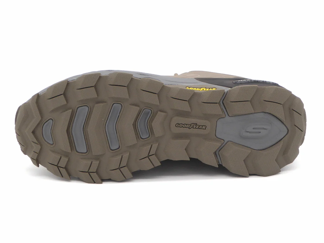 239-19-001 Heren Veterschoenen Wandelschoen Skechers Max Protect-Irongaurd 237672 TPBK Donkerbeige (2829) - Afbeelding 5