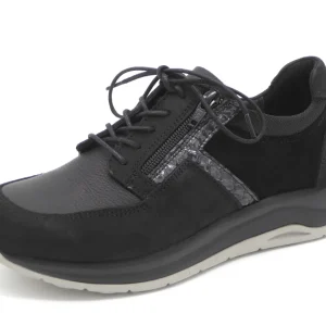 132-99-009 Dames Veterschoenen  Sportief Wolky Comrie 0097991-001 Zwart  (2838)