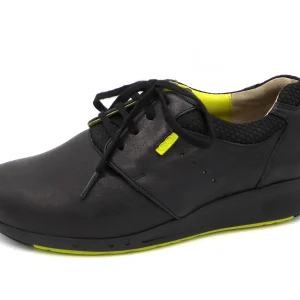 131-99-027 Dames Veterschoenen  Comfort Durea GO 6176-688-7039 Zwart Wijdte K (1152)