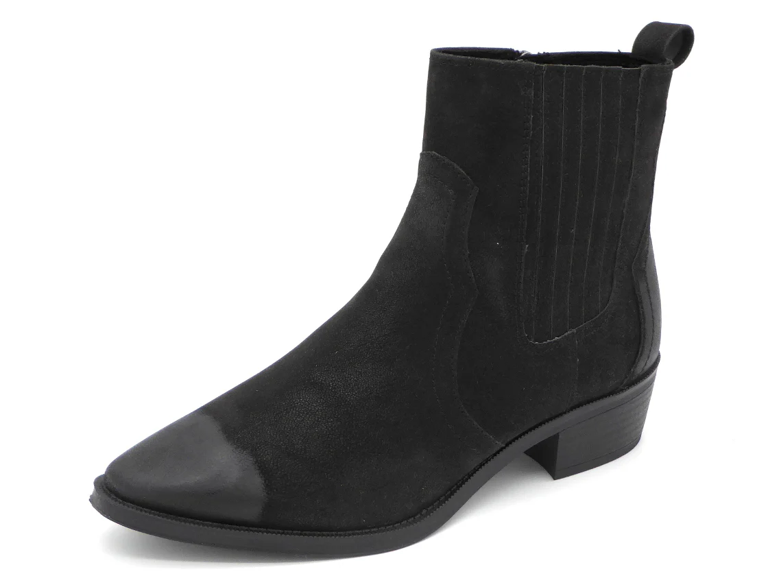 171-99-003 Dames Hoge Schoenen Boot Hak Marco Tozzi 25080-001 Zwart (2127)