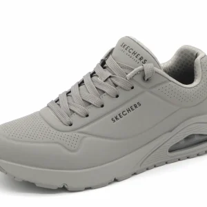 232-85-005 Heren Veterschoenen Sportief Skechers Uno Stand On Air 52458 Sage Middengrijs  (3265)