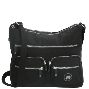 95-66833-001 Lederwaren Dames Schoudertas Middel Enrico Benetti 66833-001 Zwart (1050)