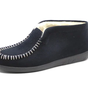 193-79-004 Dames Pantoffel-Gesloten Gevoerd Rohde 2236-50 Donkerblauw (2062)