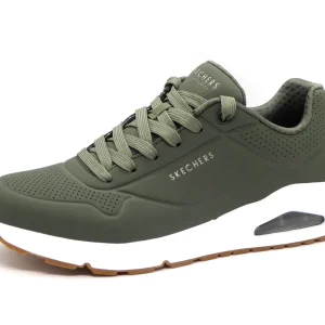232-69-001 Heren Veterschoenen Sportief Skechers Uno Stand on Air 52458 OLV Donkergroen (2396)
