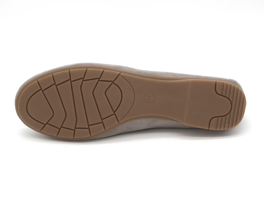 143-85-002 Dames Instappers Ballerina Jana 22164-231 Middengrijs Wijdte H (3480) - Afbeelding 5