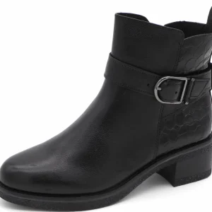 171-99-025 Dames Hoge Schoenen Boot Hak Marco Tozzi 25351-098 Zwart (3374)