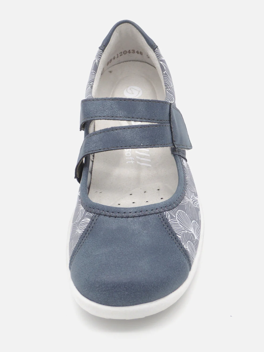 113-75-001 Dames Bandschoenen Mode Remonte R3510-12 Middenblauw Wijdte G (1866) - Afbeelding 4