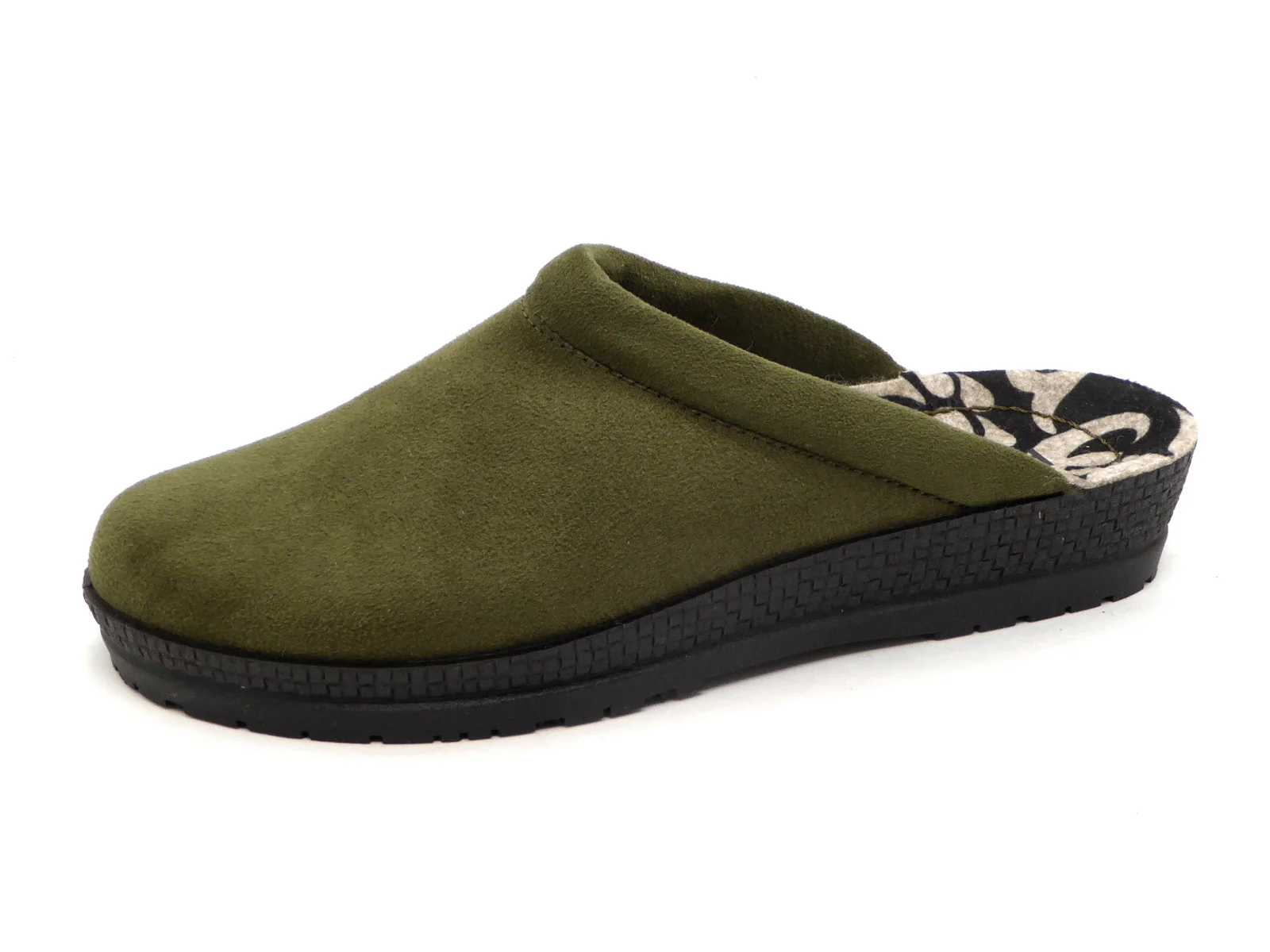 183-69-001 Dames Pantoffel-Muilen Gevoerd Rohde 2291-61 Donkergroen (1280) - Afbeelding 2