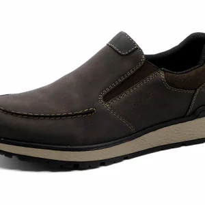 242-29-002 Heren Instappers Sportief Rieker B9062-26 Donkerbruin Wijdte H (726)