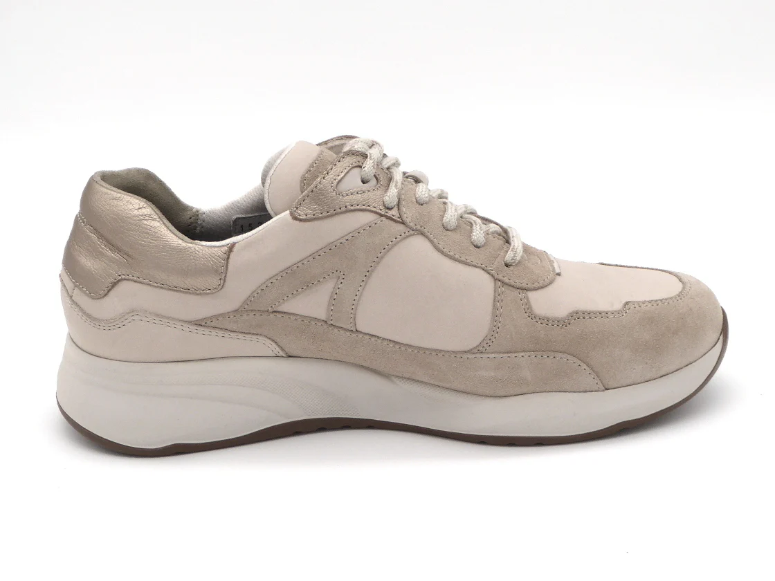 131-15-010 Dames Veterschoenen Comfort Durea 6283-609-1502 Middenbeige Wijdte M (3512) - Afbeelding 3