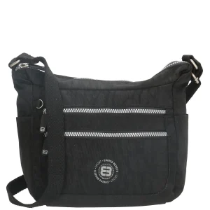 95-66832-001 Lederwaren Dames Schoudertas Middel Enrico Benetti 66832-001 Zwart (1036)