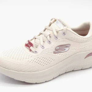 132-11-008 Dames Veterschoenen  Sportief Skechers Arch Fit 2.0 Big League 150051 NTMT Lichtbeige  (2677)