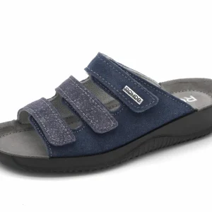 161-79-004 Dames Open Slippers Comfort Rohde 1932-56 Donkerblauw (3576)