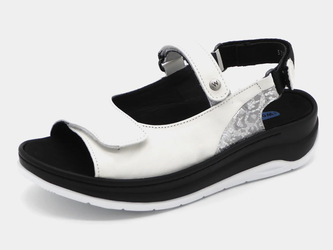 152-01-004 Dames Sandalen Sportief Wolky Adura 0335020-100 Wit (2559) - Afbeelding 2