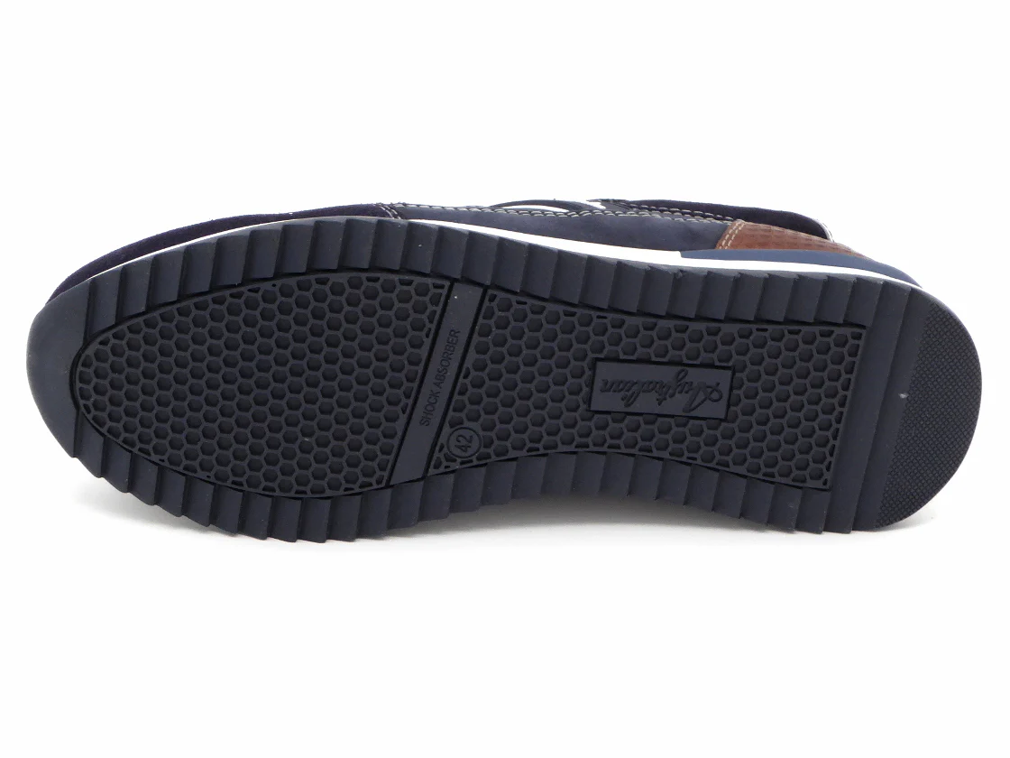 232-75-007 Heren Veterschoenen Sportief Australian Filmon 15.1600.03-SF5 Middenblauw (2631) - Afbeelding 5