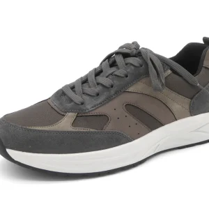 231-85-001 Heren Veterschoenen Comfort Waldlaufer 738003-100-052 Middengrijs Wijdte H (3306)