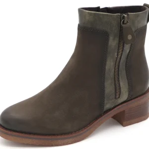 171-69-003 Dames Hoge Schoenen Boot Hak Marco Tozzi 25064-726 Donkergroen (3370)