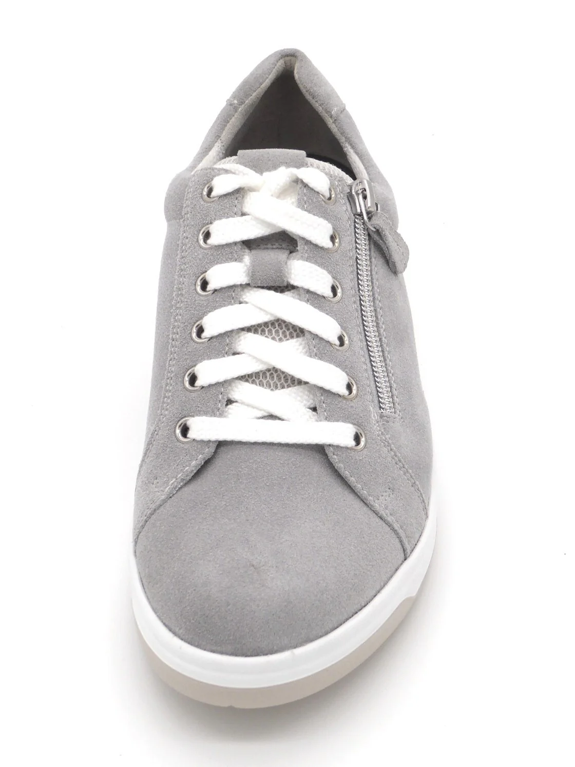 131-85-001 Dames Veterschoenen Comfort Durea 6291-688-1612 Middengrijs Wijdte K (3513) - Afbeelding 4