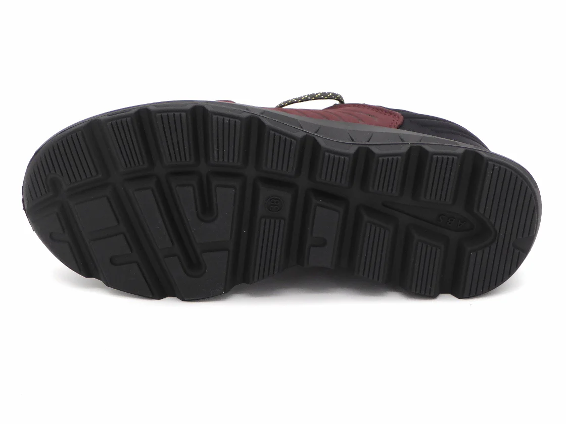 139-39-003 Dames Veterschoenen Wandelschoen Grisport Street Low 44421-119 Donkerrood (2787) - Afbeelding 5