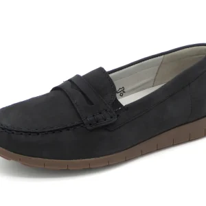 141-79-002 Dames Instappers Comfort Waldlaufer 785508-191-194 Donkerblauw Wijdte H (2503)