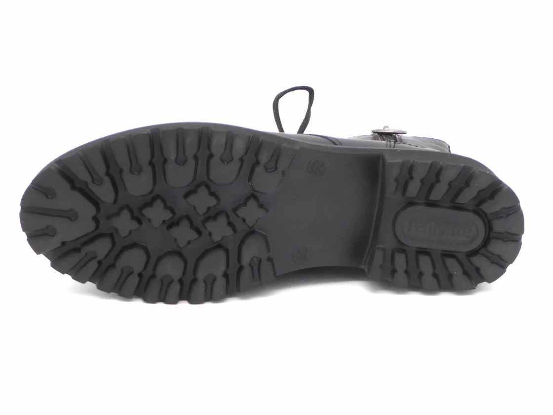 172-99-045 Dames Hoge Schoenen Boot Plat Remonte D8671-01 Zwart (2782) - Afbeelding 5