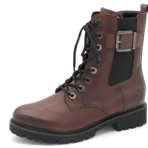 172-25-013 Dames Hoge Schoenen Boot Plat Remonte D8668-22 Middenbruin  (2783)