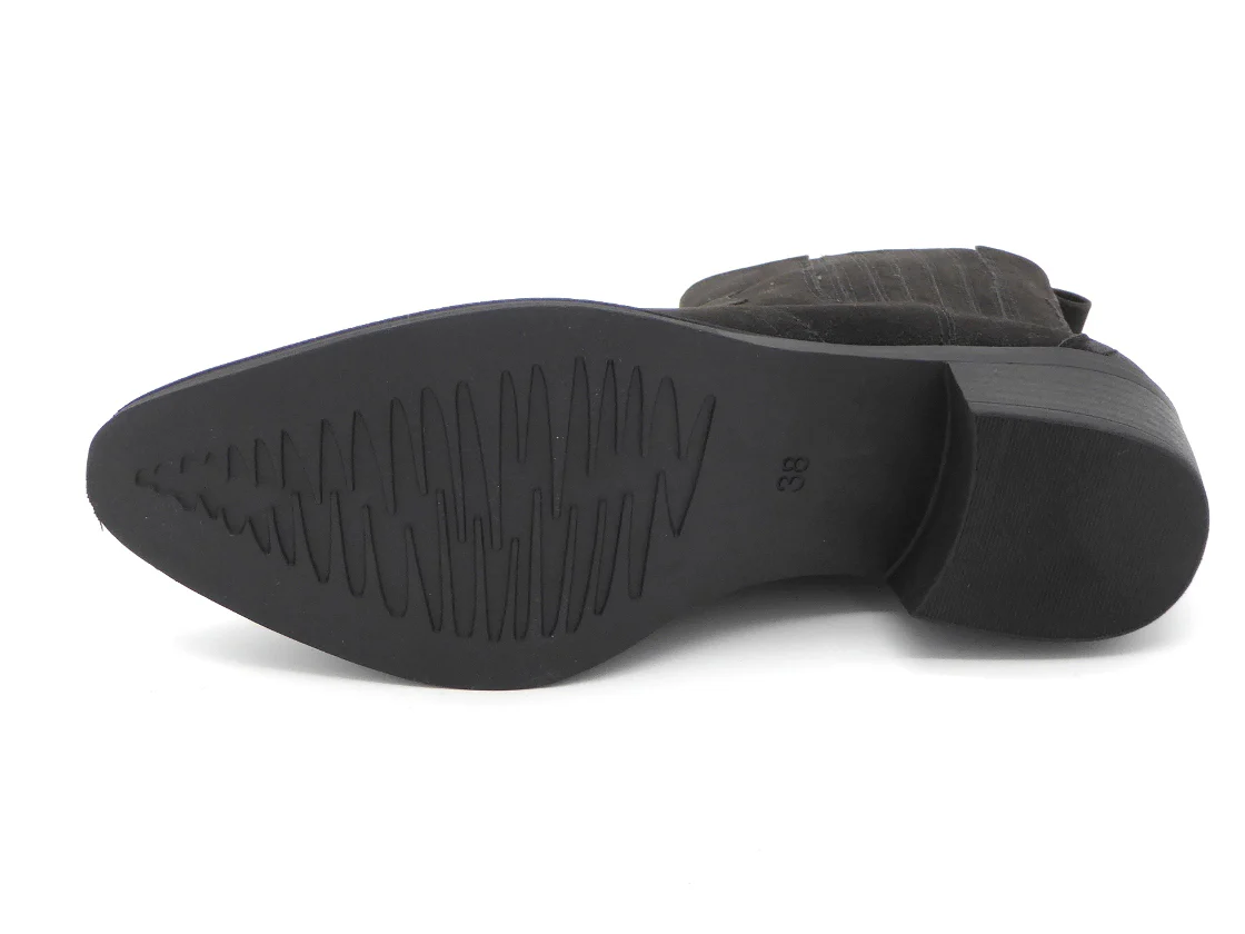 171-99-003 Dames Hoge Schoenen Boot Hak Marco Tozzi 25080-001 Zwart (2127) - Afbeelding 5