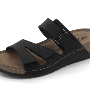 162-99-006 Dames Open Slippers Sportief Rohde 5433-90 Zwart  (3581)