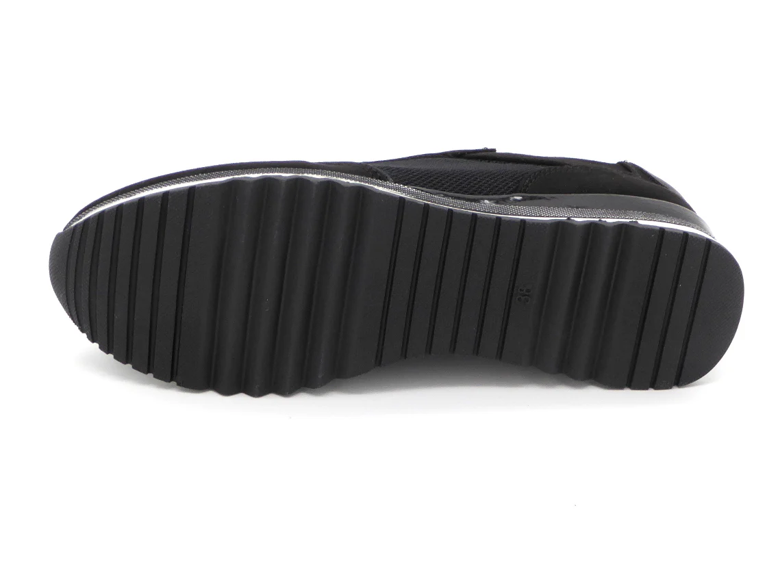 142-99-002 Dames Instappers Sportief Marco Tozzi 24731-098 Zwart (2548) - Afbeelding 5