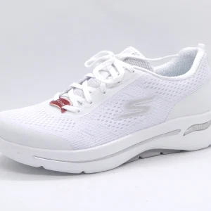 132-01-007 Dames Veterschoenen  Sportief Skechers Go Walk Arch Fit 124404 WSL Wit  (2382)