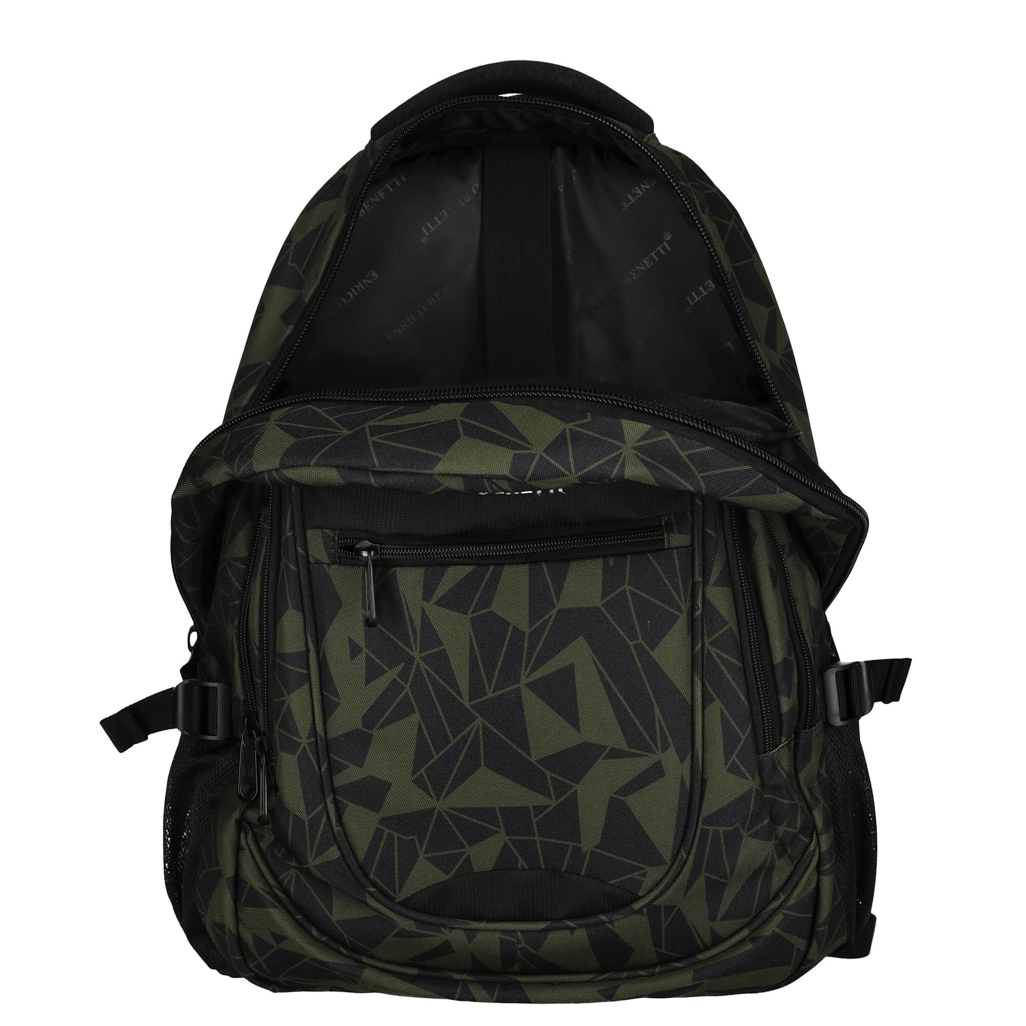 98-62038-029 Lederwaren Rugtas Middel 17 Enrico Benetti 62038-029 Donkergroen (1056) - Afbeelding 8