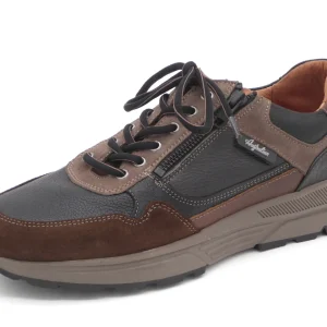 232-91-001 Heren Veterschoenen Sportief Australian Connery 15.1646.03-AHC Zwart Combi Wijdte H (2796)