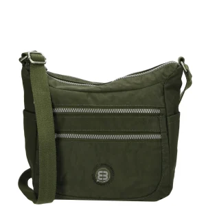 95-66832-029 Lederwaren Dames Schoudertas Middel Enrico Benetti 66832-029 Donkergroen (1038)