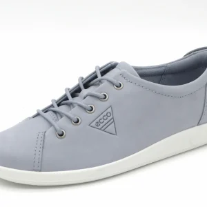 132-71-001 Dames Veterschoenen  Sportief Ecco Soft 2 / 206503-02434 Lichtblauw  (3224)